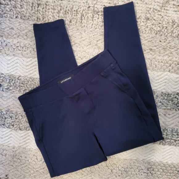 Liverpool Women's 8 29 Kennedy Pullon Elastic Waist Skinny Pant Cadet Blue - Picture 1 of 4